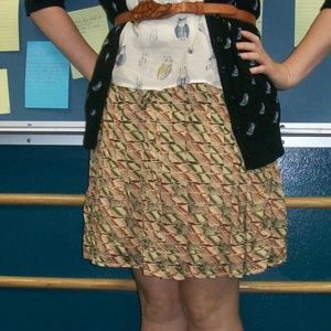 Anthropologie Grassland Gallop Skirt